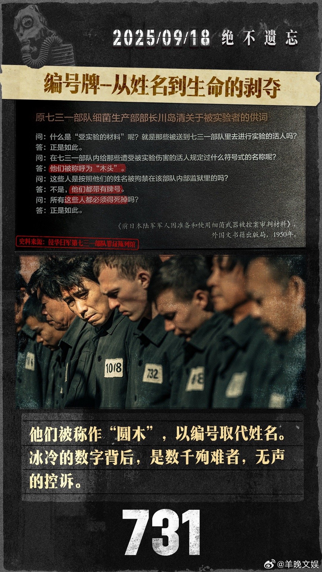 电影《731》取证11年电影731是一部真实反映历史事件的影片，为了还原历史的真相，其拍摄过程历时很久，其中取证就长达11年。